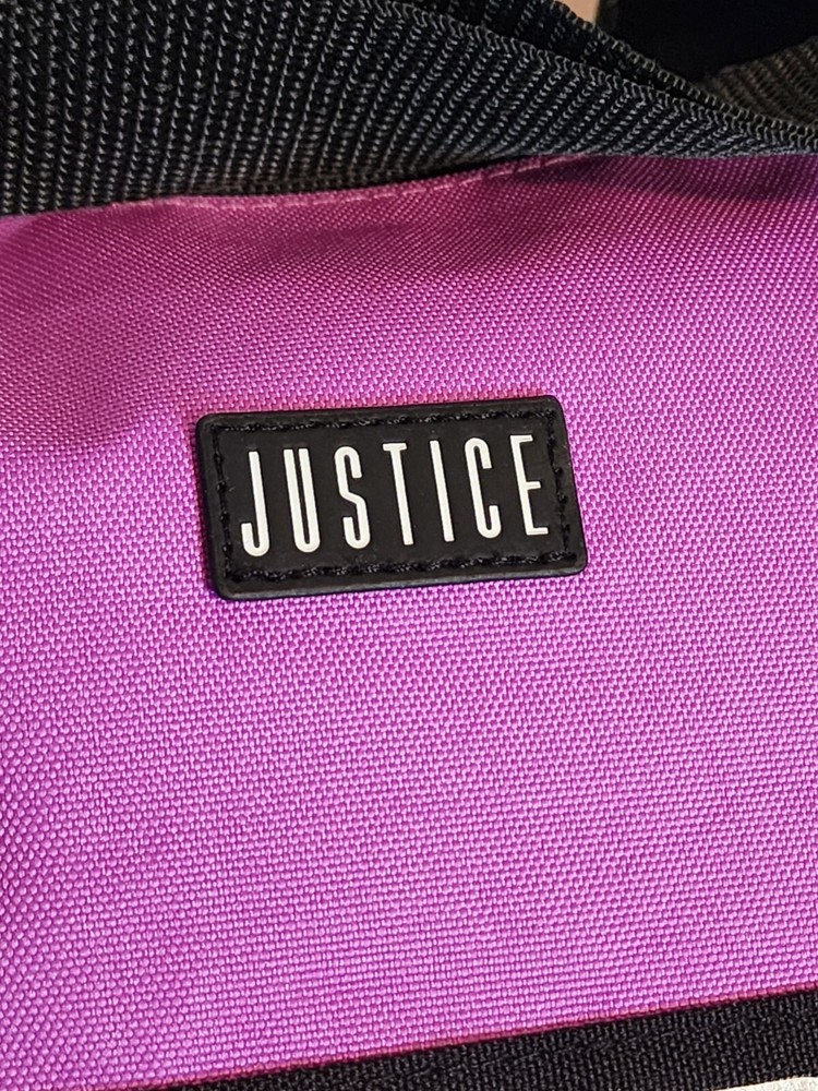 Justice Softball Duffle Bag Pink And Black Shoulder Strap Never Used