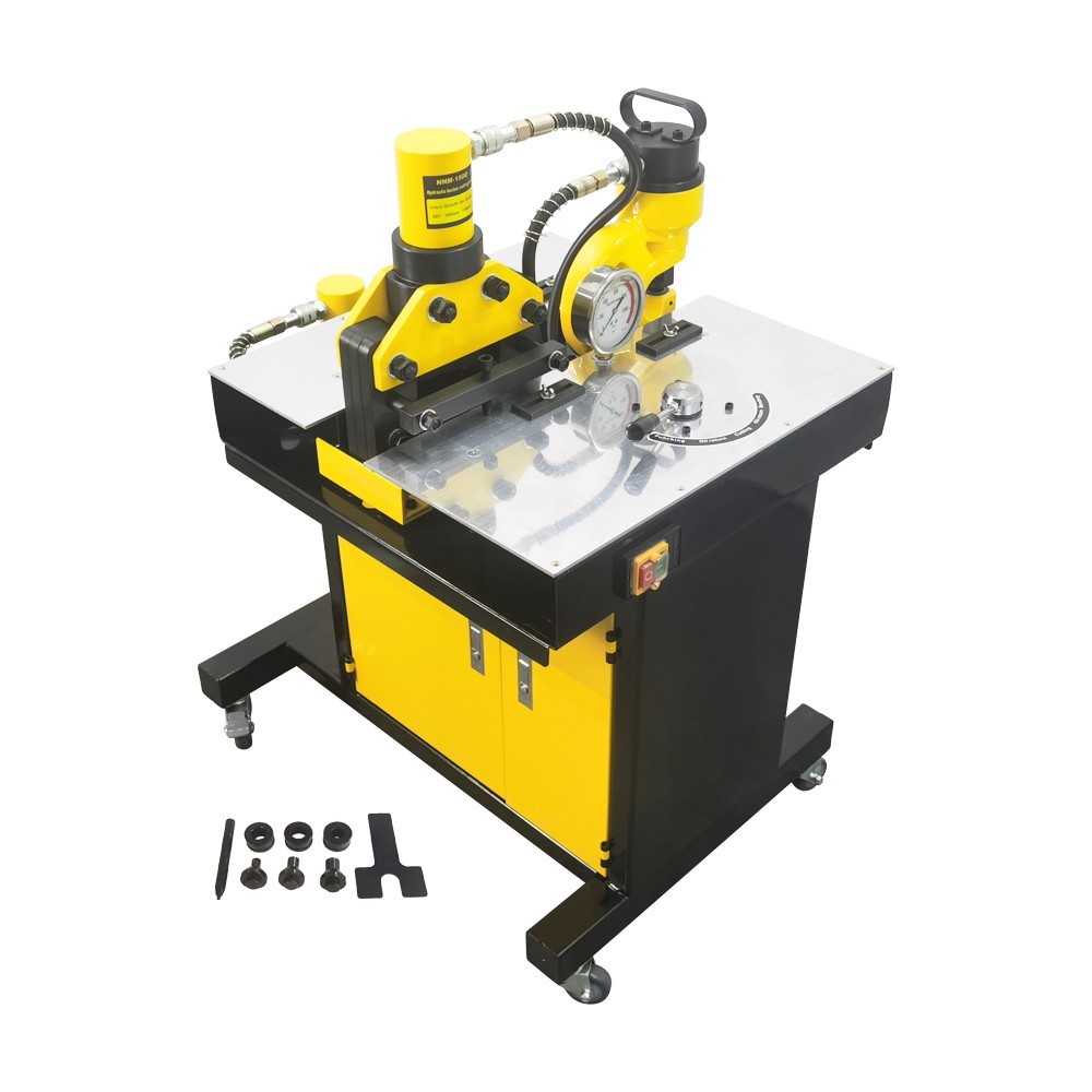Electric Hydraulic Bus Processor Cutter/Bender/Hole Puncher Multi-function 110V
