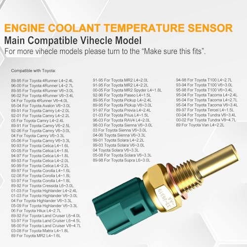 33-26319-AA Engine Coolant Temperature Sensor for Car, Coolant Temp Sensor