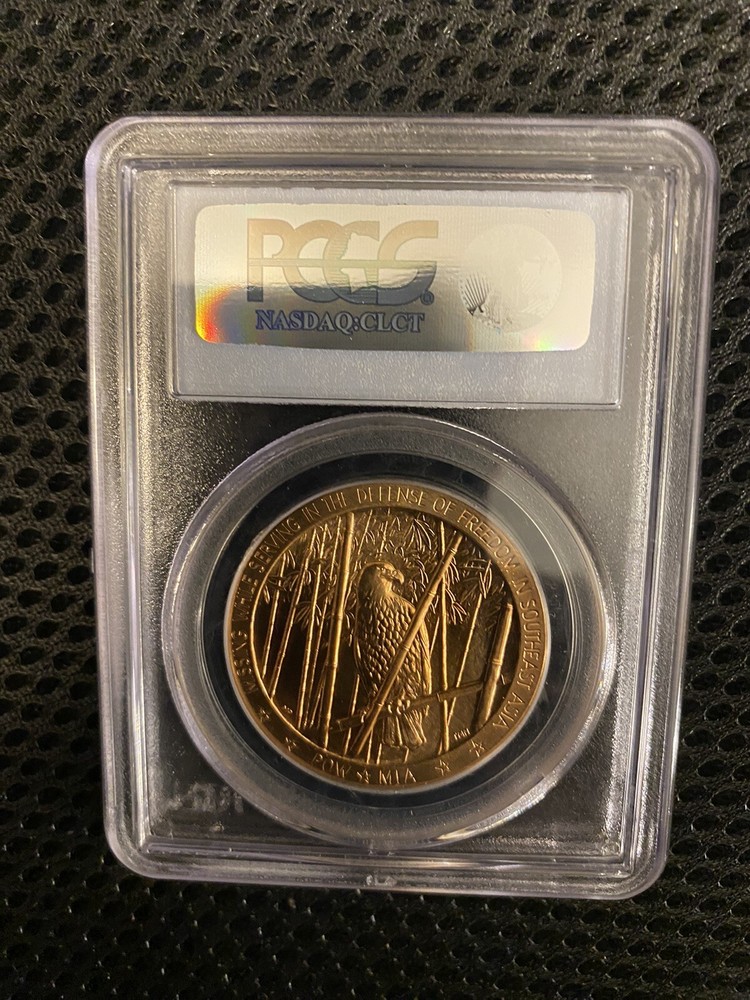 1983 medal pcgs ms67rd pow-mia