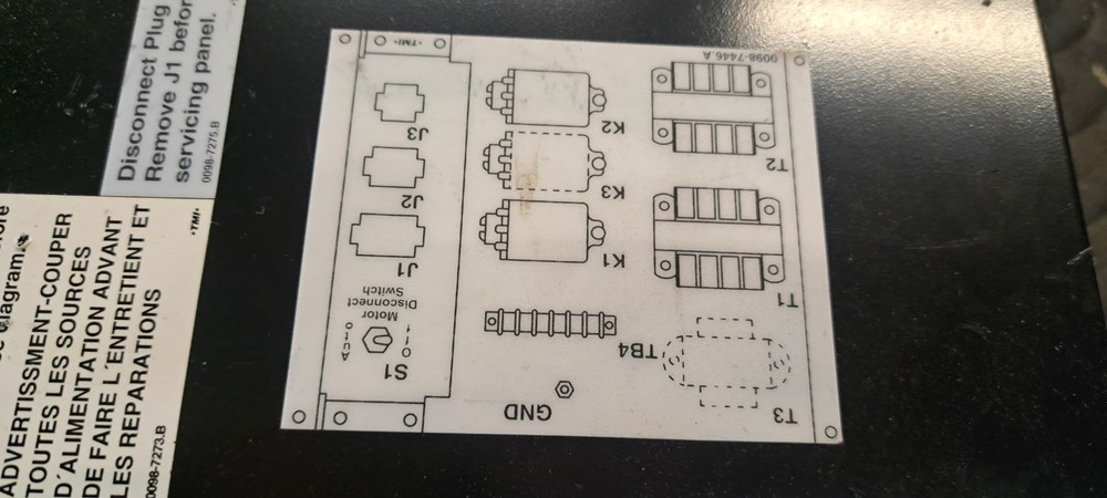 Onan transfer switch 0098-7274 b, 300-3092, program transition digital display