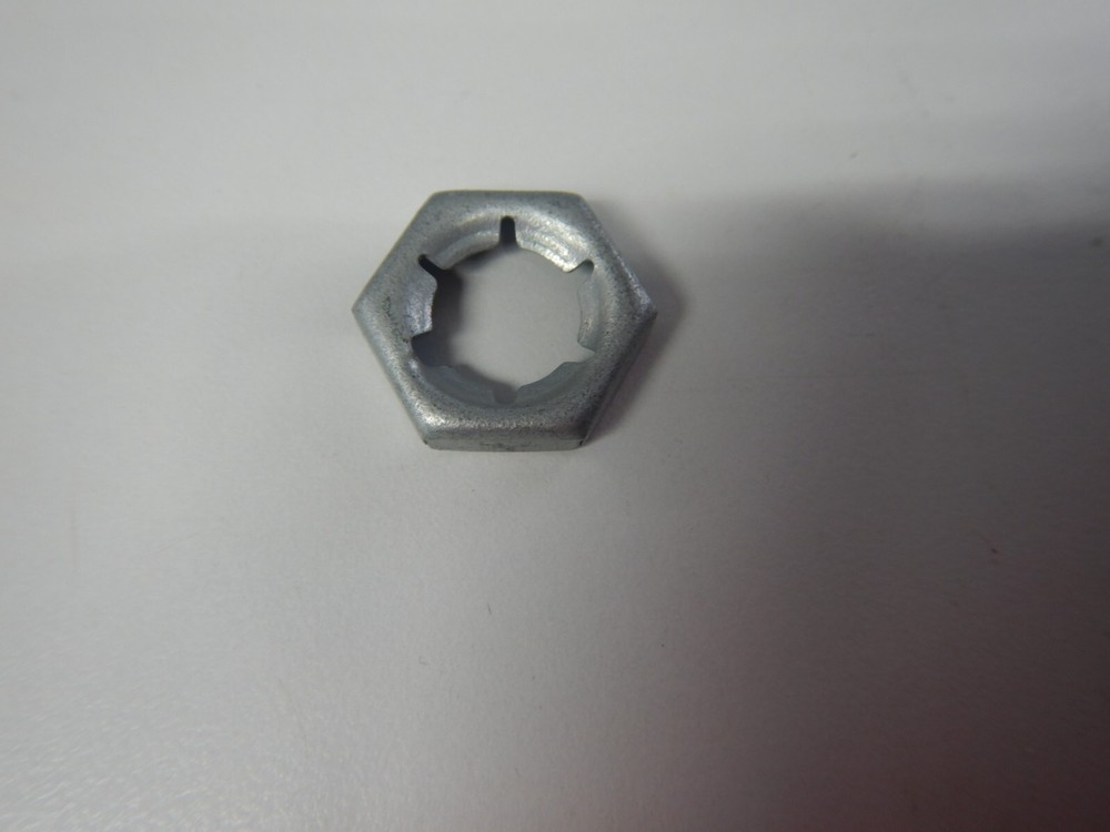 Galvanized Hex Locking Palnut 3/8"-16 NC Thread 9/16" OD (200 Pieces)