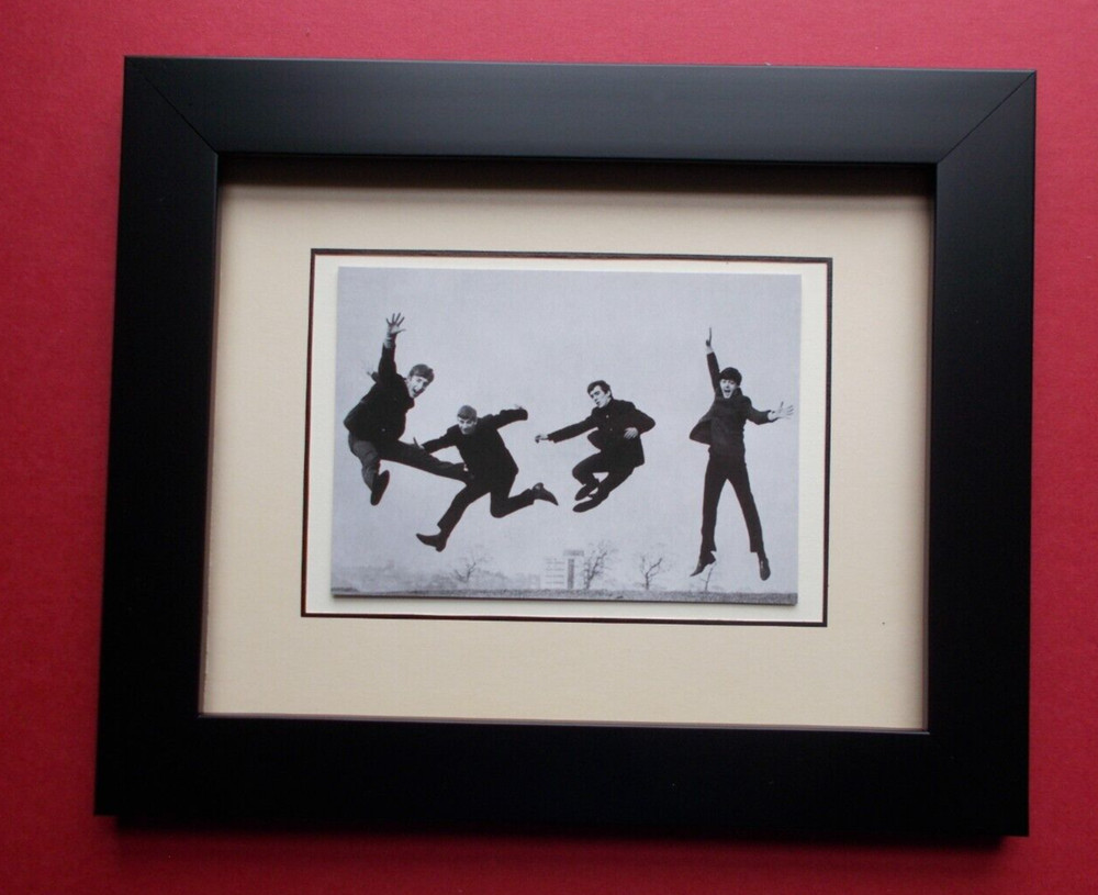 THE BEATLES PHOTO FRAMED