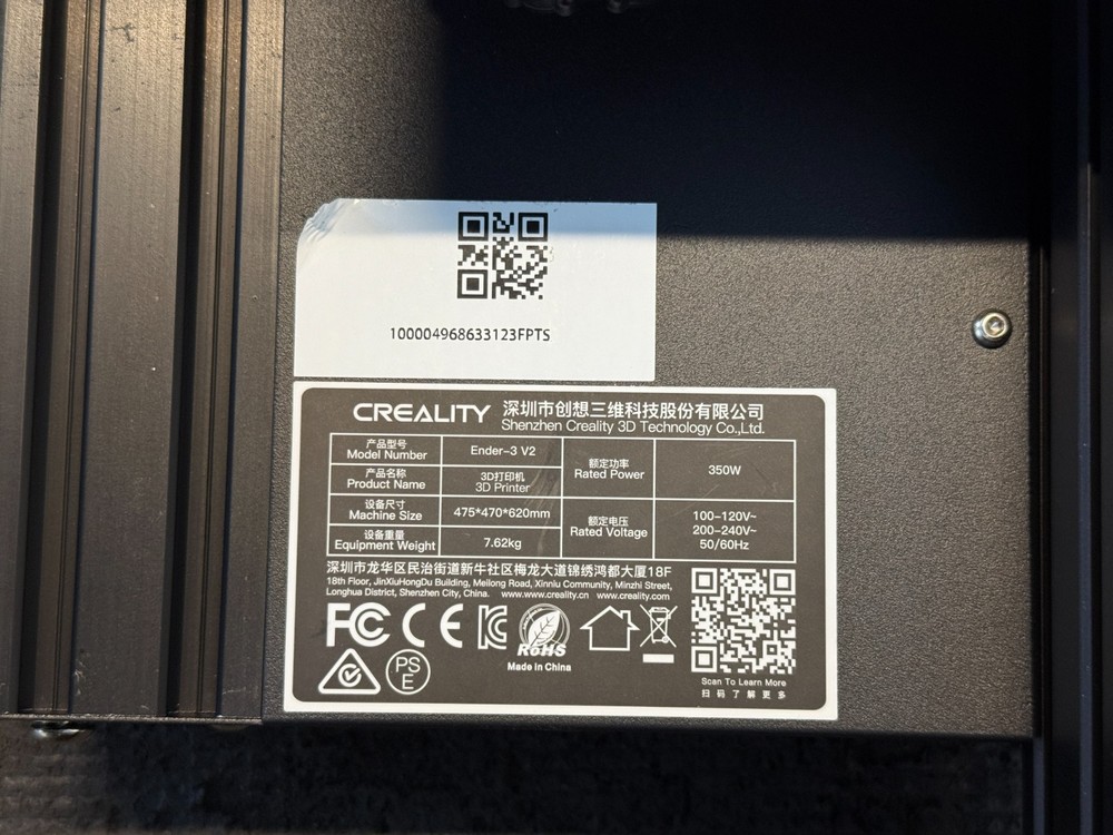 Creality Ender 3 V2 3D Printer