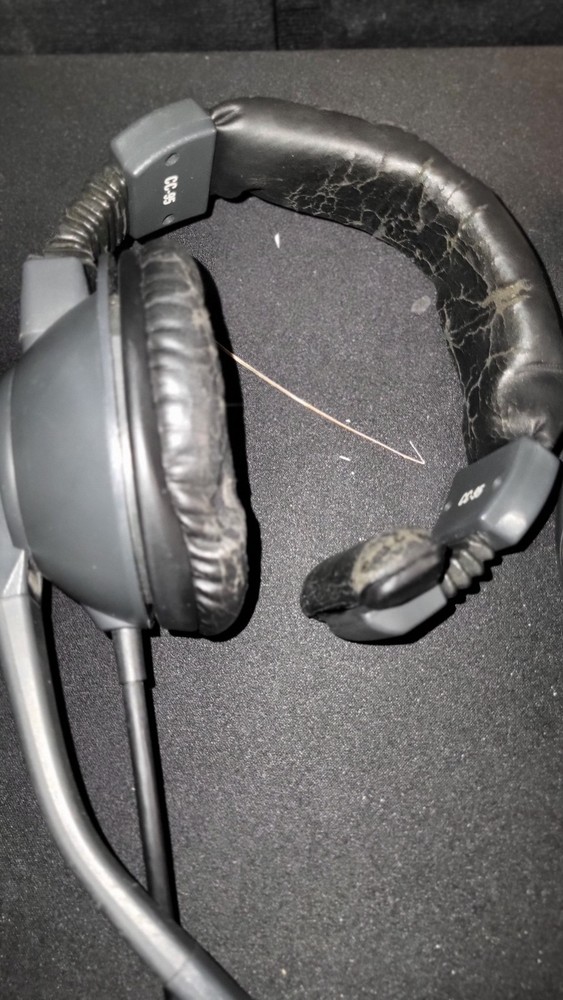 Clear-Com CC-95 Intercom Systems Single-Muff Headset Communication Headphones