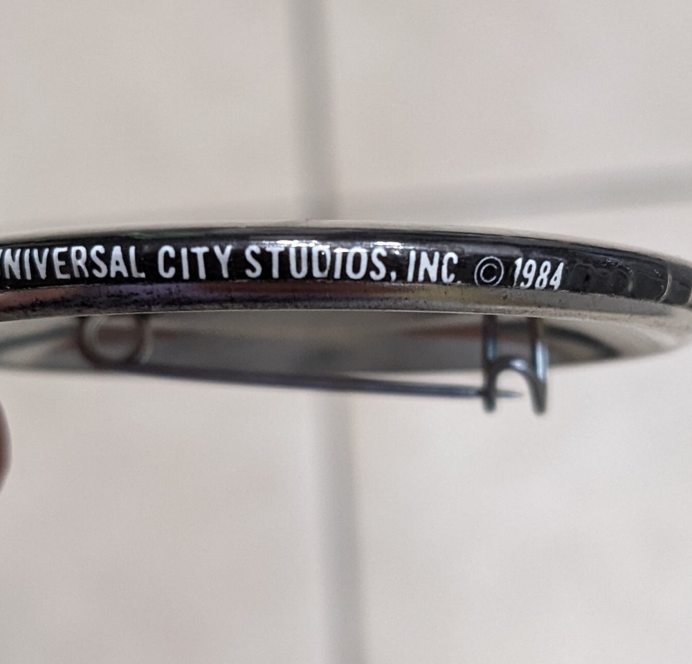 Vintage 1984 Universal Studios 'Stunt Man' Button Pin