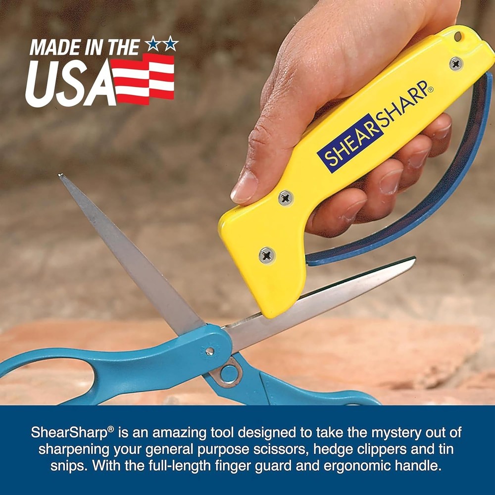 Hand-Held Carbide Blade Sharpener & ShearSharp Scissor Sharpener, Restores...