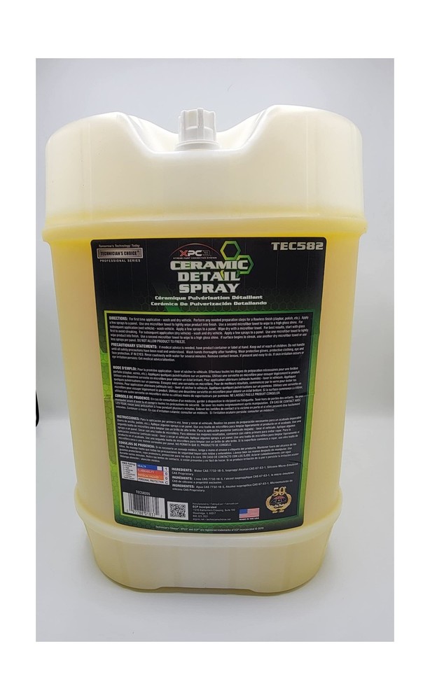 Technicians Choice TEC582 CERAMIC DETAIL SPRAY (5 Gallon)