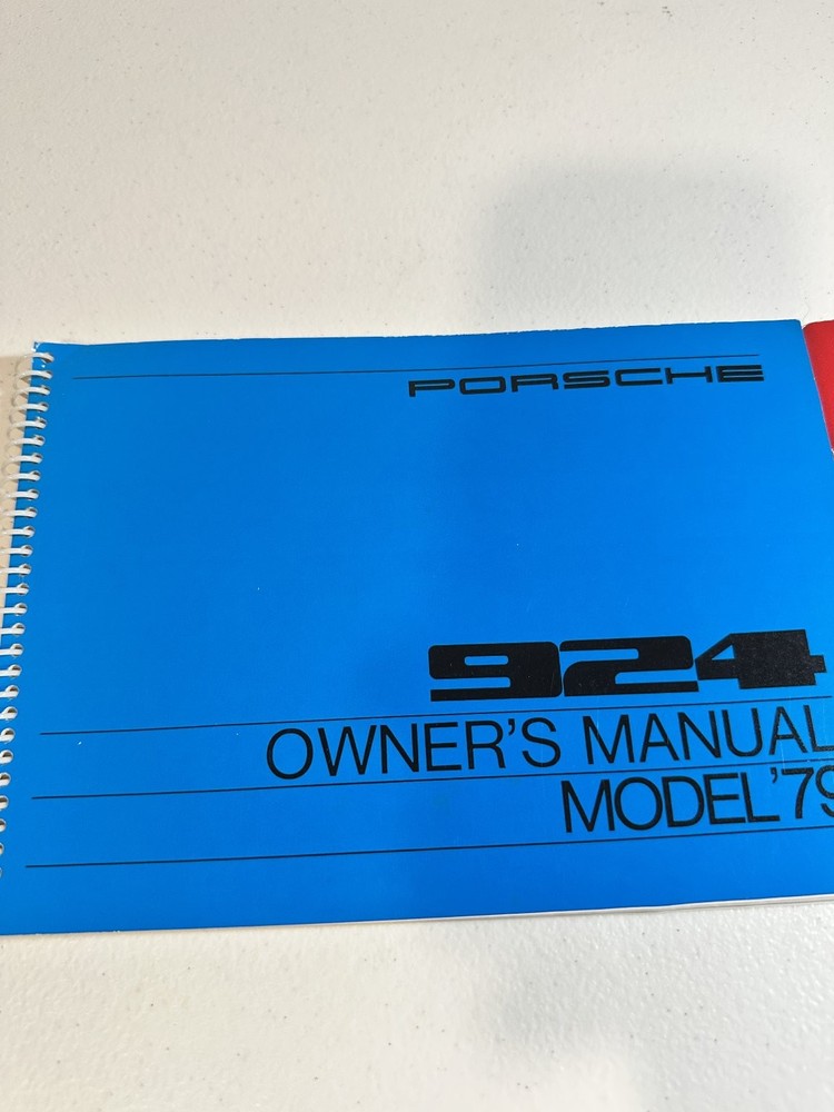 1979 Porsche 924 Owner's Manual Set