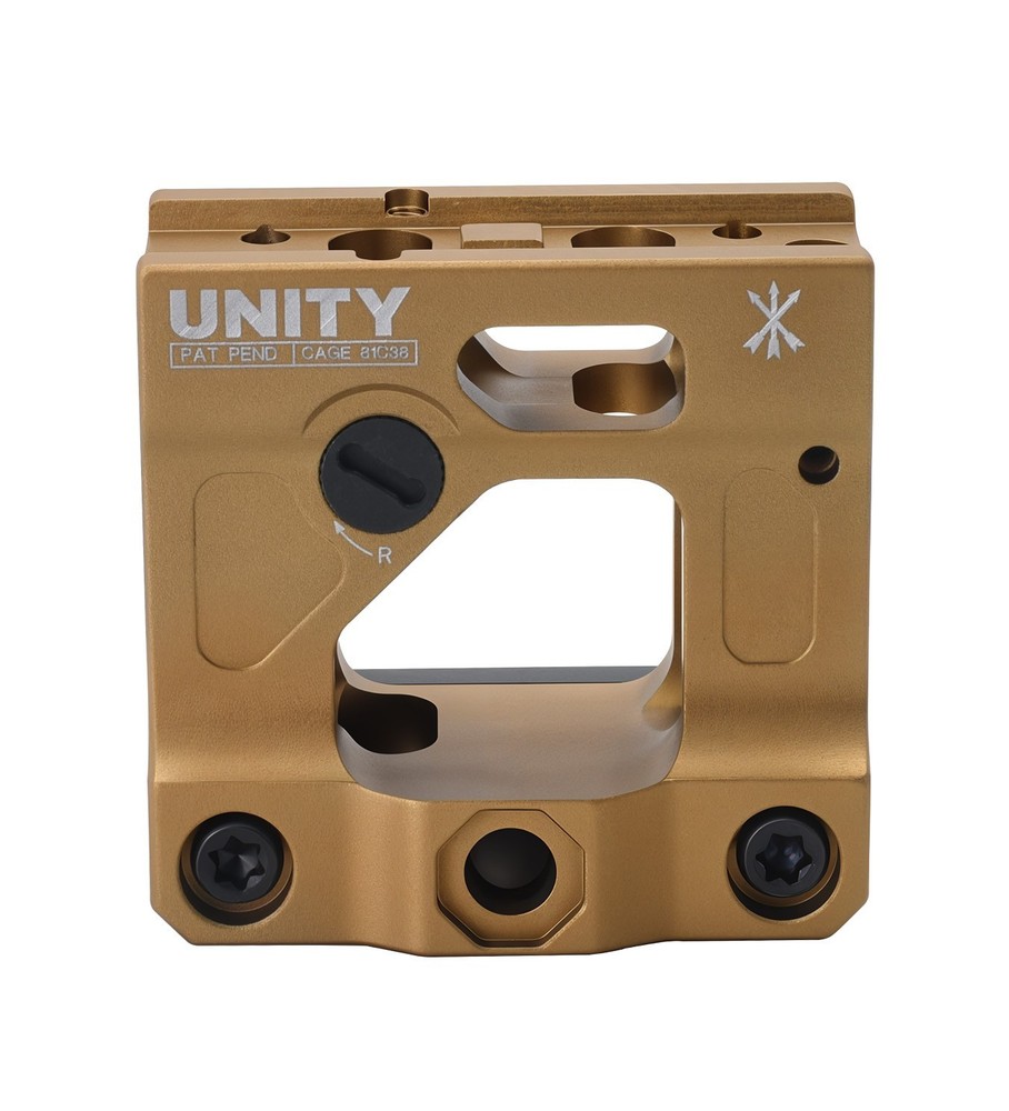 EvolutionGear Maded: Unity Tactical Fast Micro Red Dot Mount FDE Flat Dark Earth