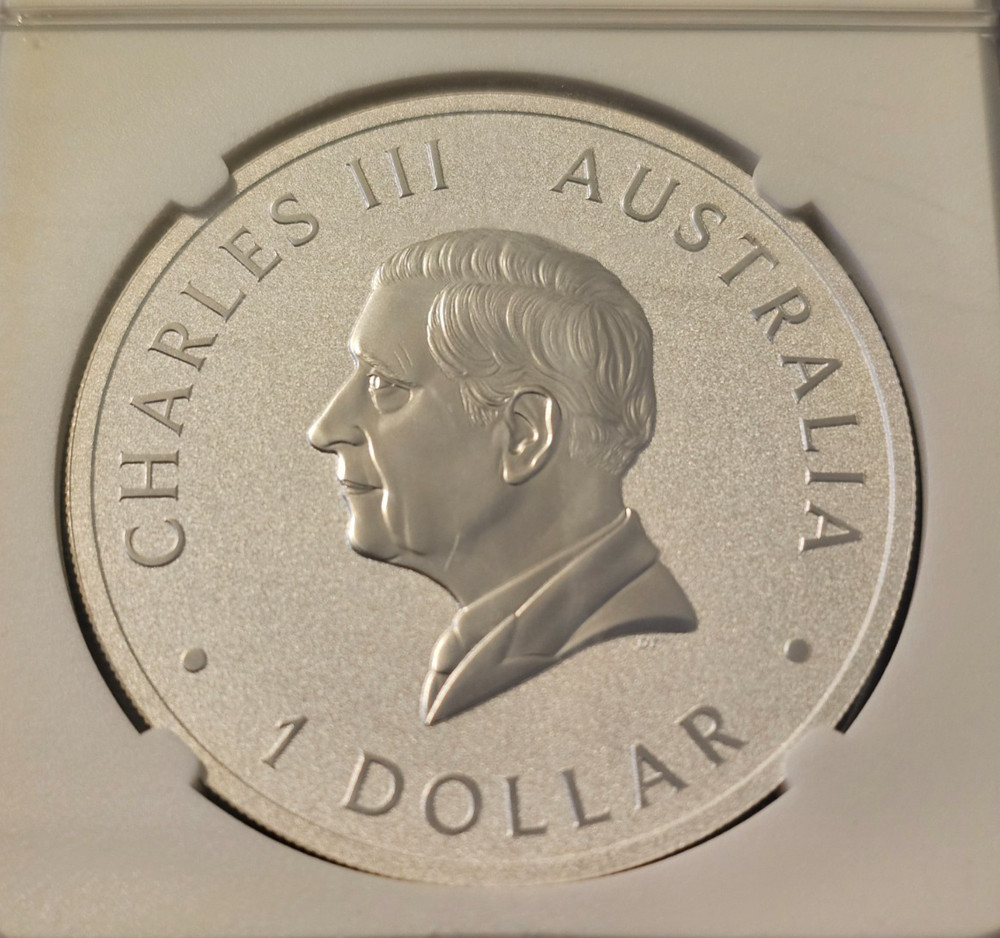 2024 P $1 WEDGE TAILED SILVER EAGLE NGC MS70 JOHN MERCANTI SIGNED First Release