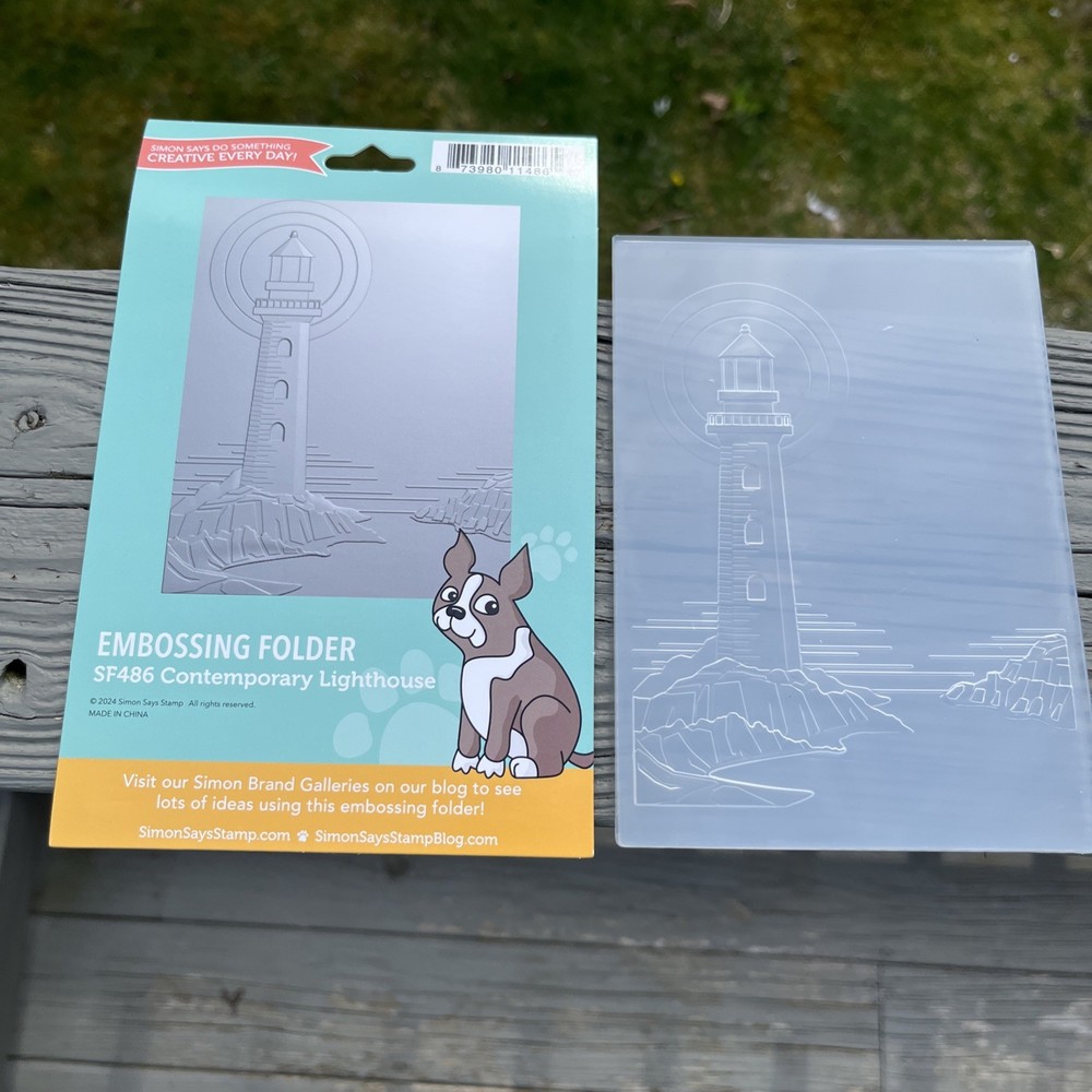 Simon says Stamp Lighthouse Embossing Folder