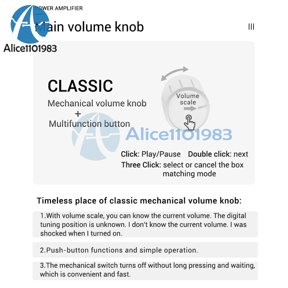 2.1 CH Bluetooth Audio Power Amplifier Board Module Subwoofer TWS Wireless