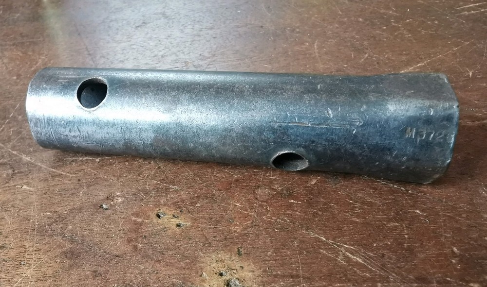 Vintage Pre War Morris M3726 box spanner, modified, one end has been removed.
