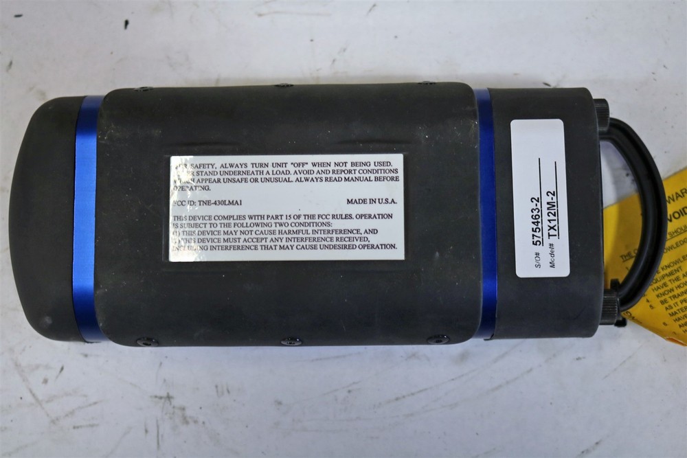 New Magnetek TX12M-2 Wireless Crane Remote - - - E2758
