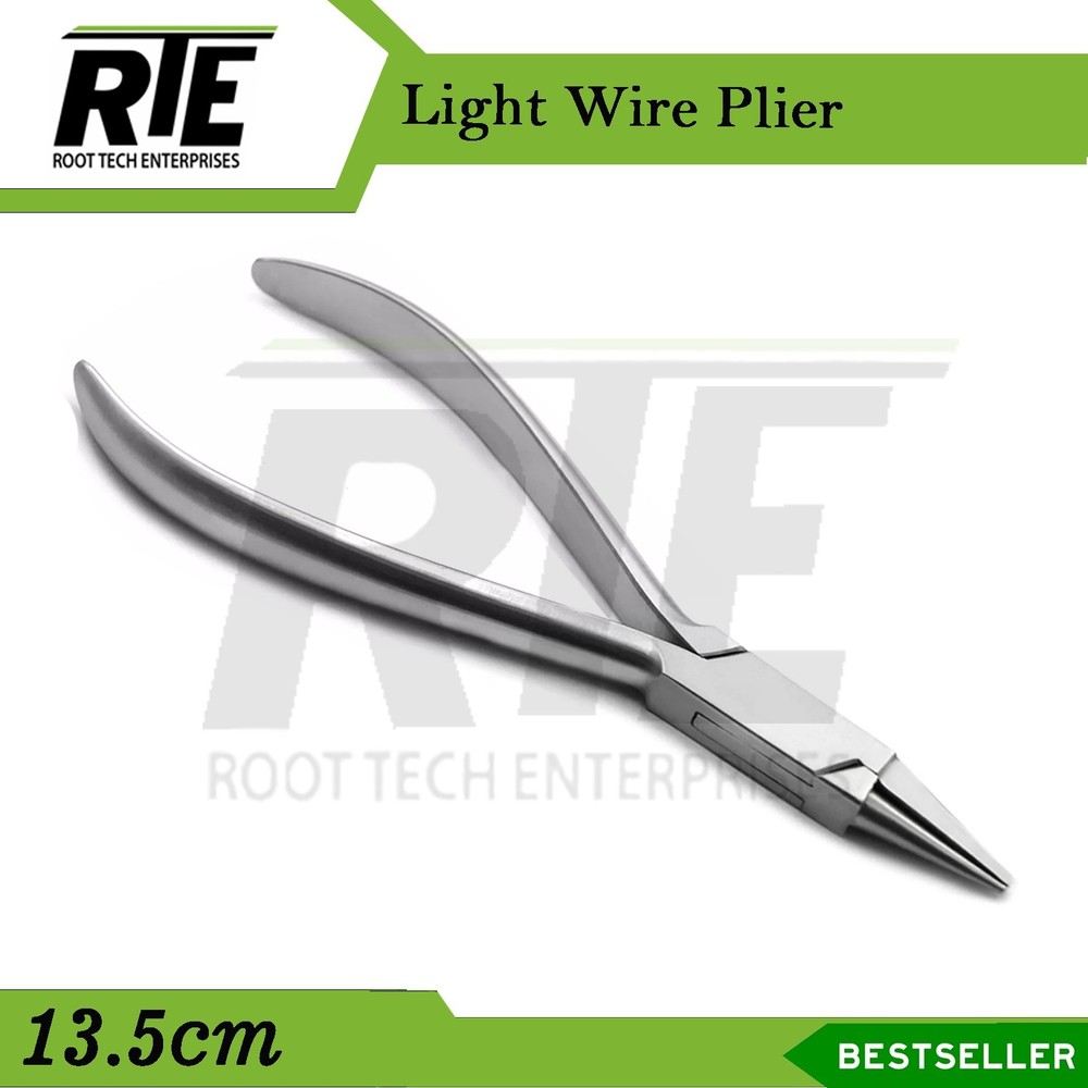 3PCS Orthodontic Bird Beak Pliers Light Wire Bending Loop Forming Tool