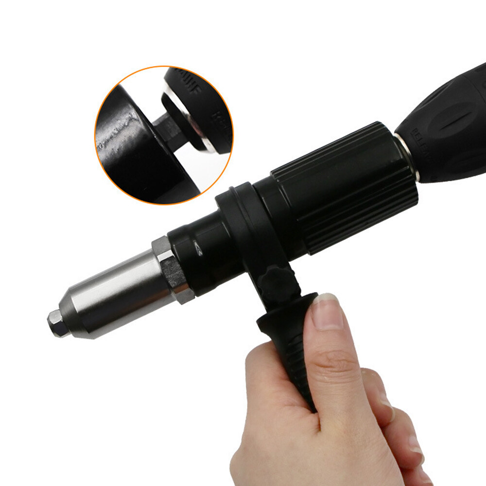 Pop Rivet Gun Tool Professional Cordless Riveter Adapter Kit Riveter Nut Tool☽ ๑