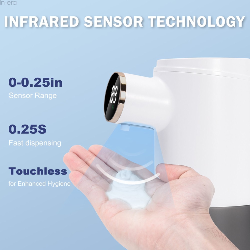 Automatic Liquid /Foam Soap Dispenser Volume Control Adjustable Rechargeable