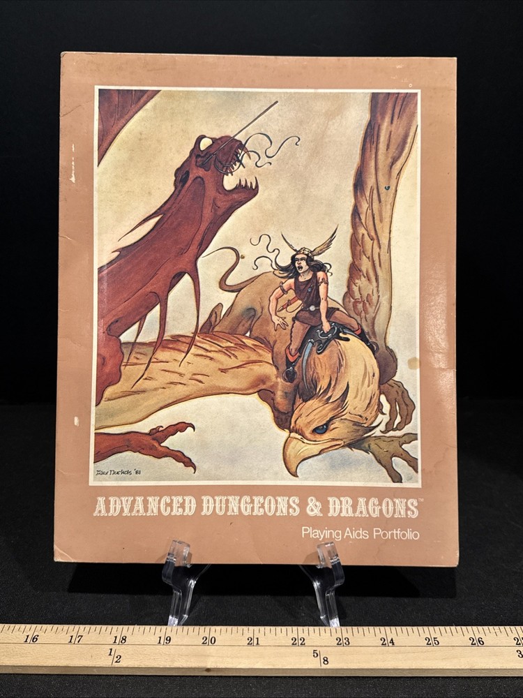 1982 TSR St Regis Advanced Dungeons & Dragons Playing Aids Portfolio Folder