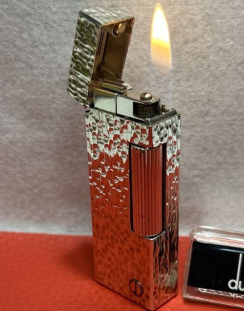 Overhauled Dunhill Rollagas lighter Silver d mark without box