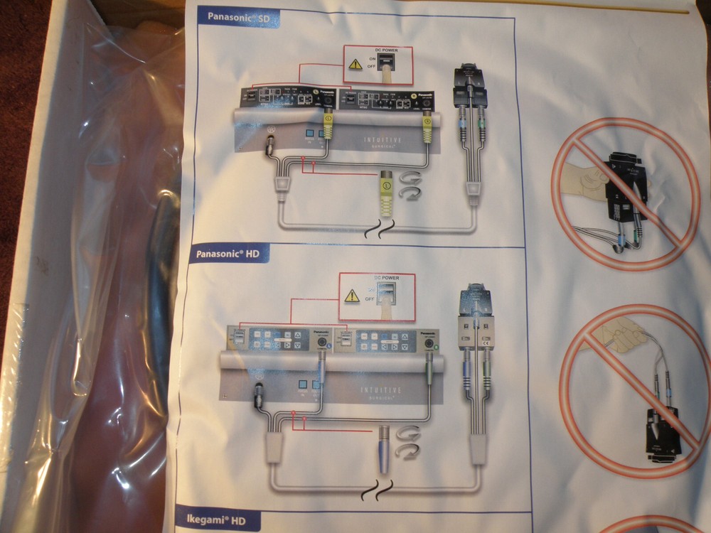 Intuitive DaVinci Endoscopy Panasonic camera head connecting cable 370761-07