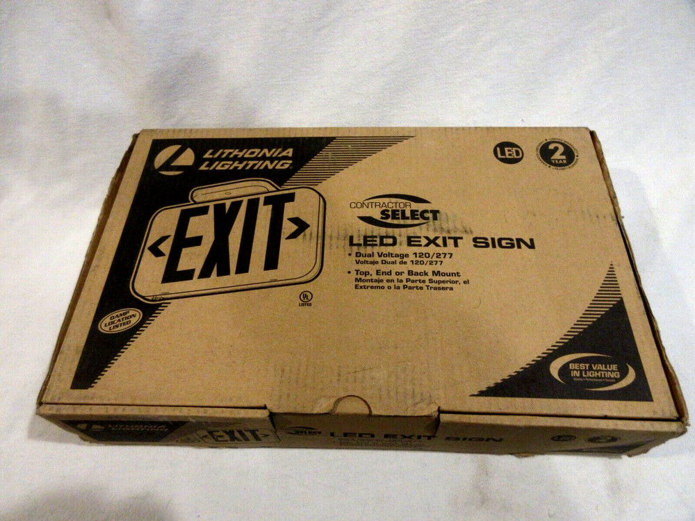 Lithonia LED Exit Sign EXR LED ELM6  NIB