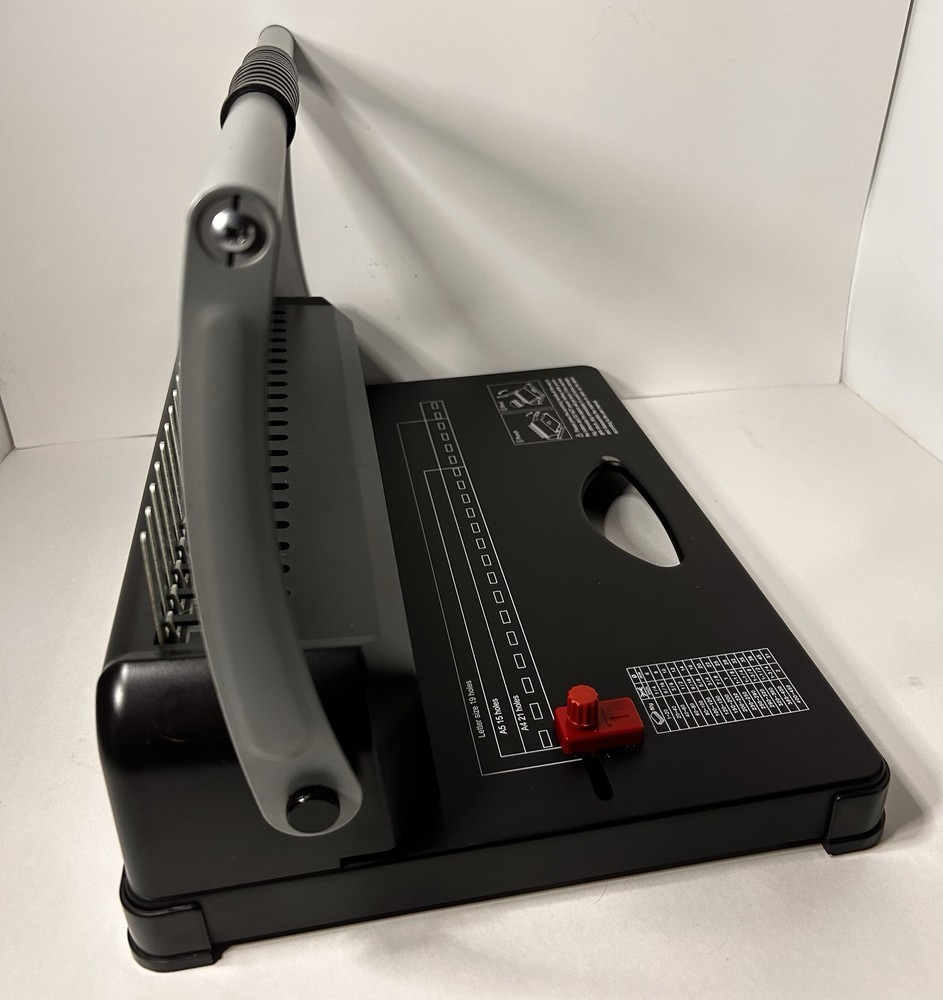 Tianse Binding Machine 21-Holes, 450 Sheets Comb Binder Book Maker