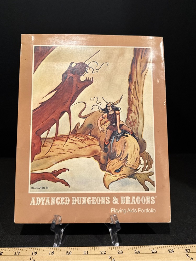 1982 TSR St Regis Advanced Dungeons & Dragons Playing Aids Portfolio Folder