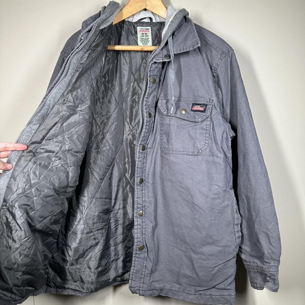 Men’s Dickies Grey Padded Work Wear Jacket Size M
