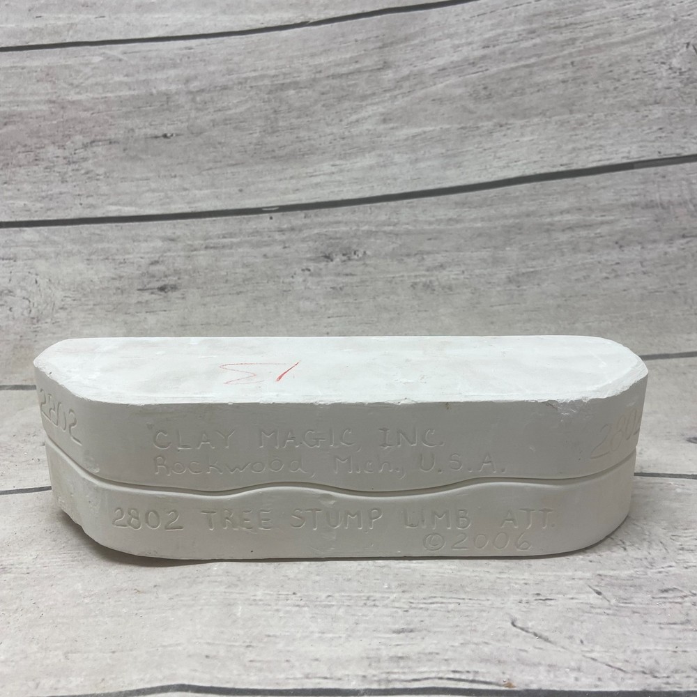 2006 Clay Magic Ceramic Casting Mold Tree Stump Limb #2802