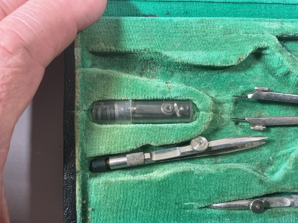 Vintage Steller Drafting Tools Incomplete Sets