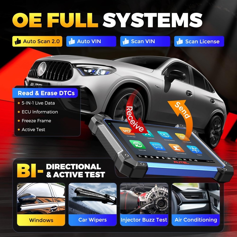 Autel MaxiIM IM608S II 2in1 Key Programmer & ECU Coding Diagnostics IM608 PRO II