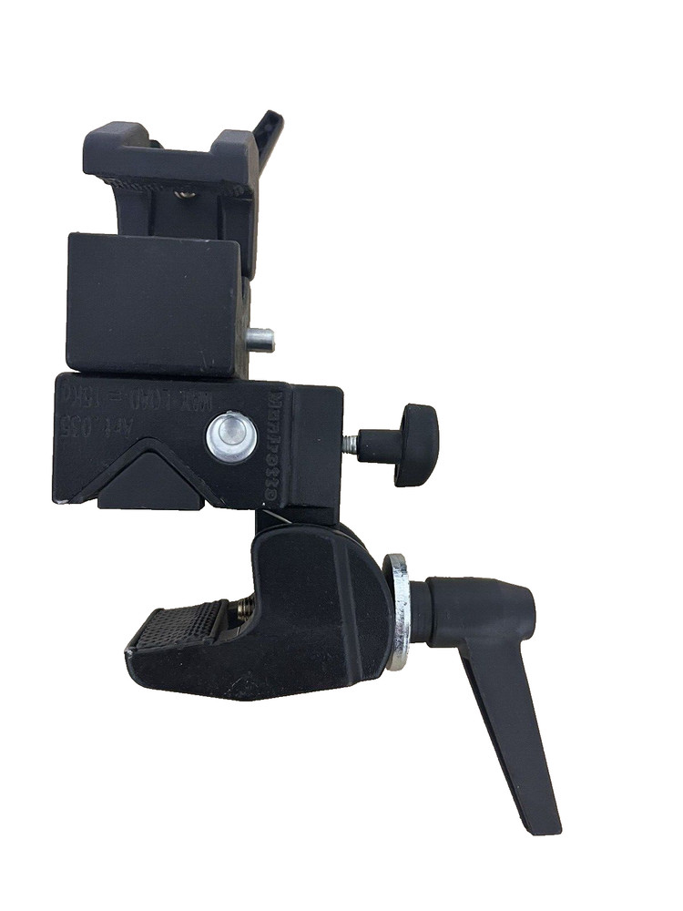 Manfrotto Bogen Super Clamp Art.035 With Camera Mount