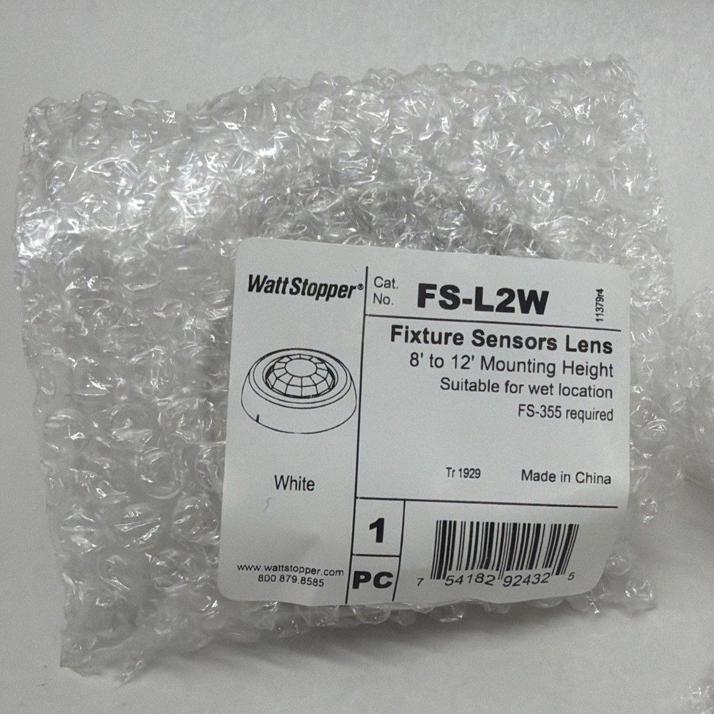 NEW WattStopper FS-355 Light Sensor Control Module with FS-L2W Sensor Lens