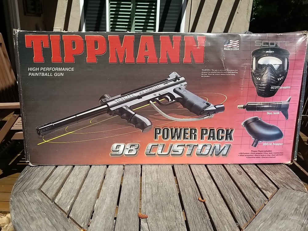 Tippmann 98 Custom Paintball Gun & Kit