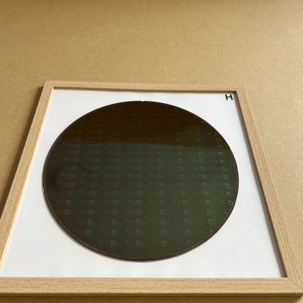 8” Patterns Silicon Wafer Thickness 735um Collection Art Wafer Come With AFrame