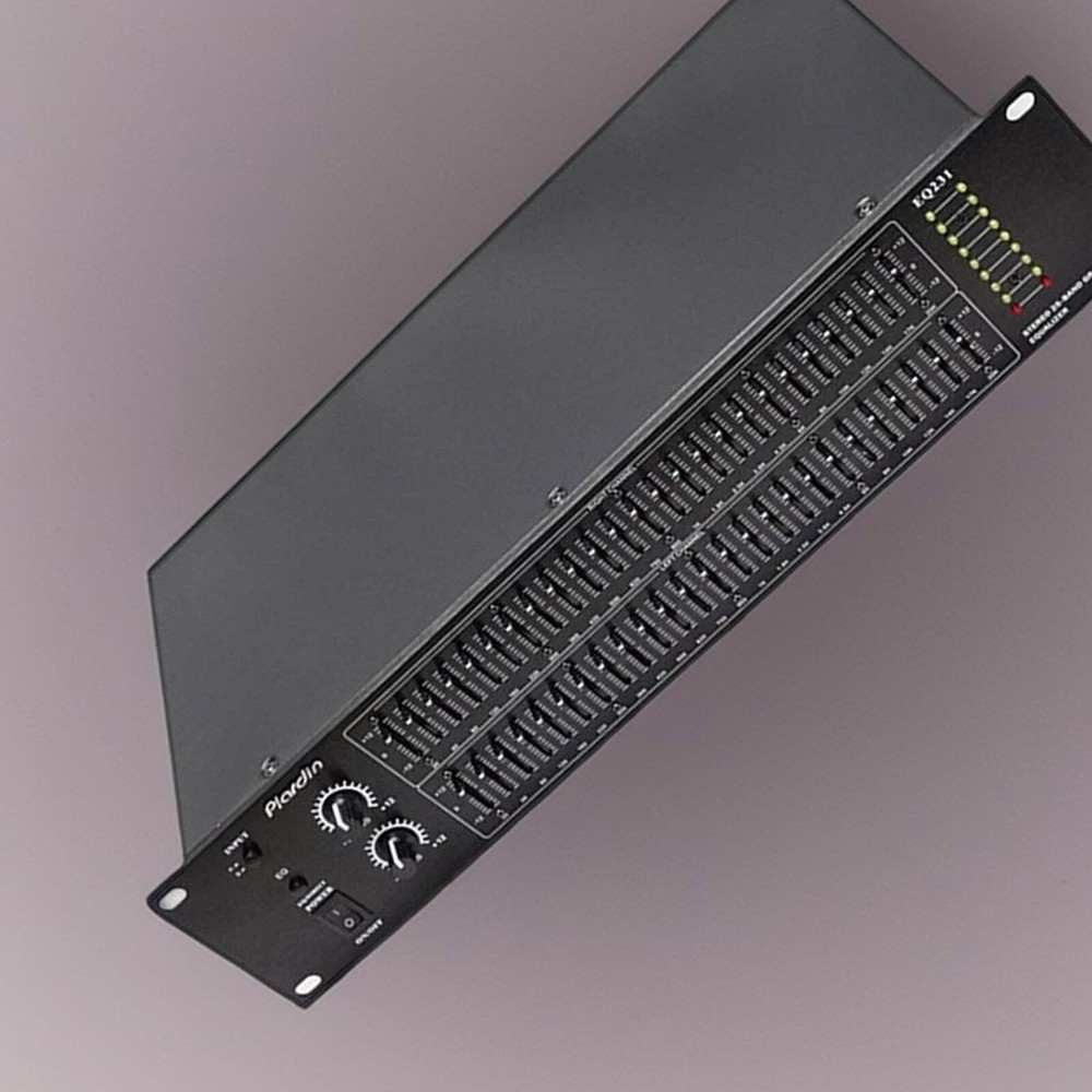 EQ231 Dual 25-Band Stereo EQ Graphic Equalizer Hifi Bluetooth Equalizer 220V