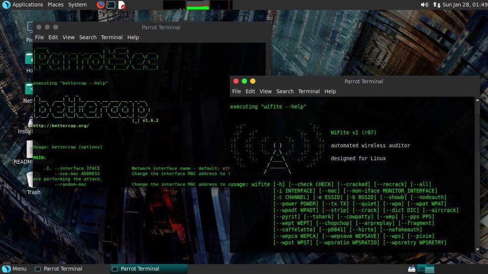 PARROT OS 4.11 Security / Privacy LINUX INSTALL & LIVE 64bit DVD