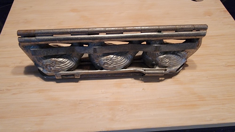 Pewter Chicken Chocolate Mold