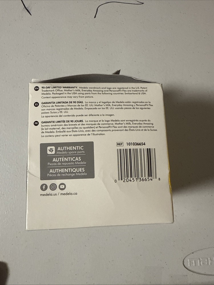 Medela PersonalFit Flex Breast Shields 2 Count Medium 24mm Sealed
