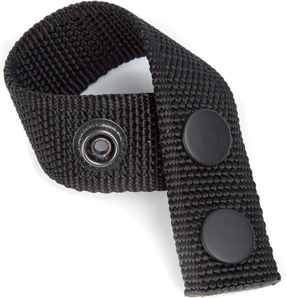 4-Pack Duty Belt Keepers with Double Snaps for Security & Tactical Professionals