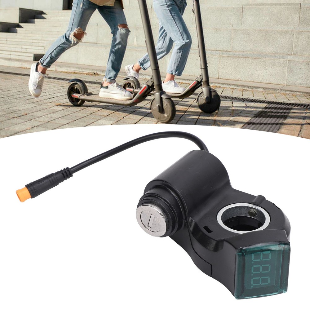 Electric Scooter Handle Switch Lock 3 Pin Handlebar Switch Lock With 2 Keys NEW