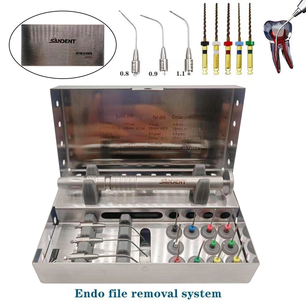 Dental Broken Root Canal File Extractor Endodontic Files Removal System Kit SA