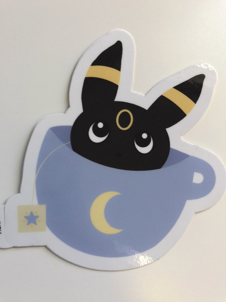 Pokemon Umbreon In A Cup Eeveelution Sticker