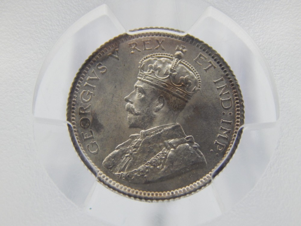 1911 Canada Silver 5 Cents PCGS MS66+ (BT-268)