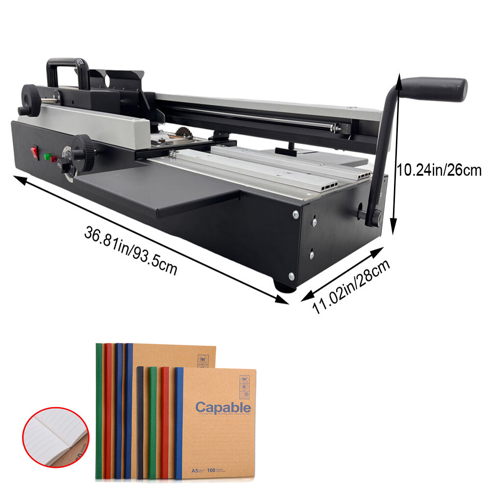 Hot Thermal Glue Book Binder A4 Wireless Heating Binding Machine 10-400 Sheets