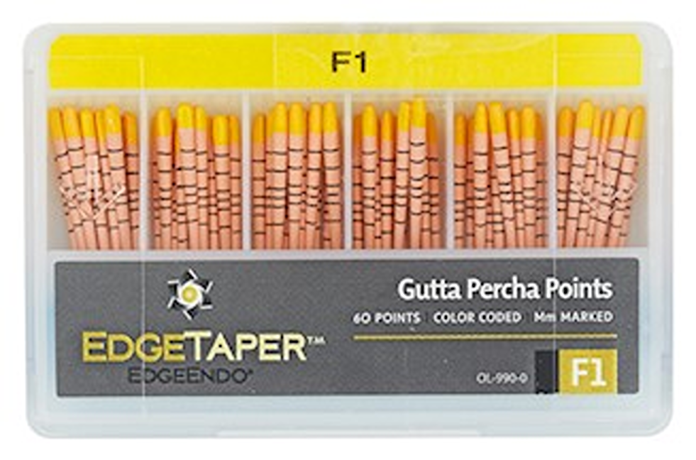 Endodontic Classic Fit EdgeTaper Gutta Percha Points By EdgeEndo (60/Pk)