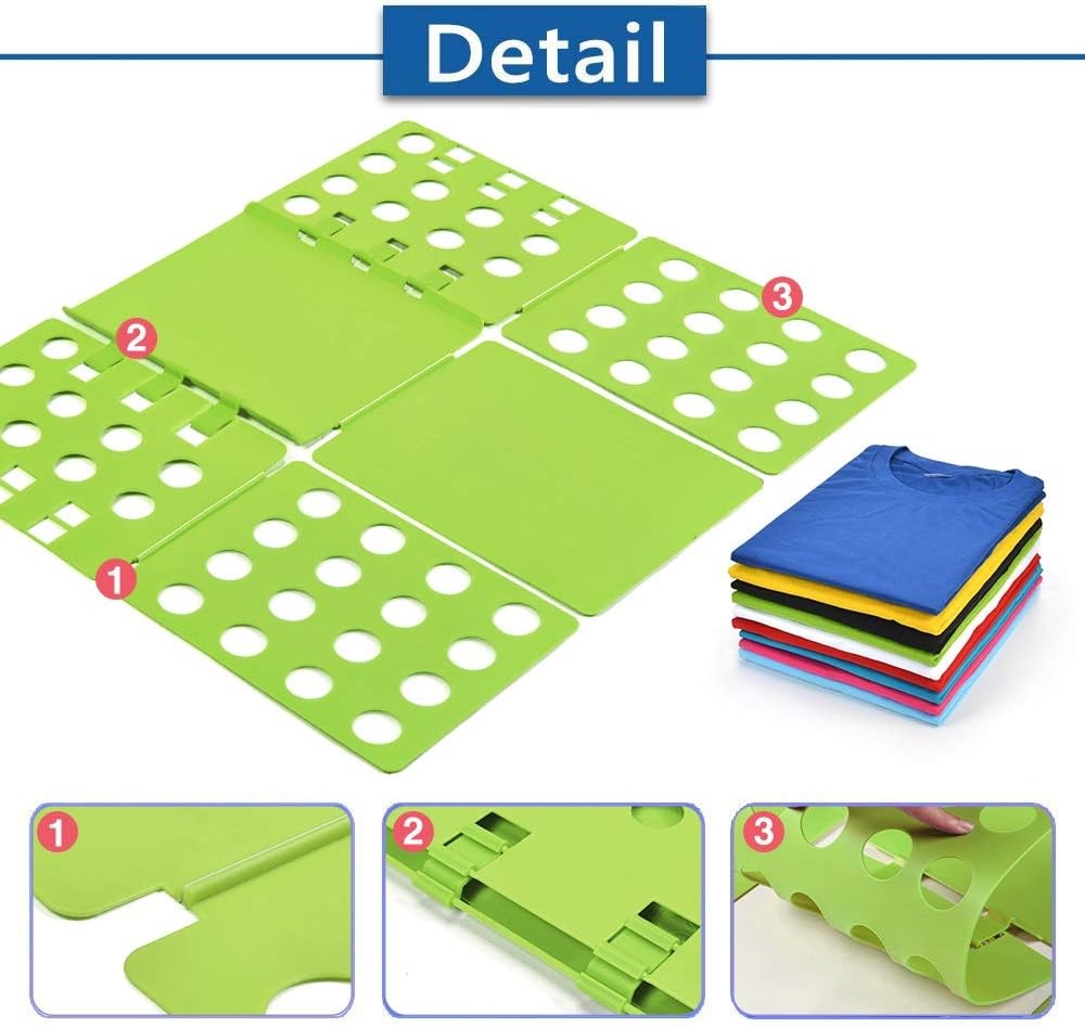 BoxLegend Shirt Folding Board - Easy & Fast Laundry Solution for Kids & Adults (