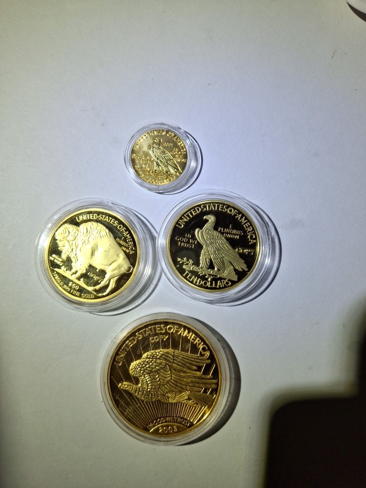 Copy Coins Gold Plated Set