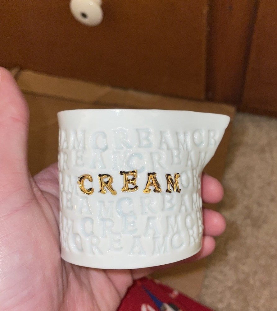 Handmade Stepanka pottery cream